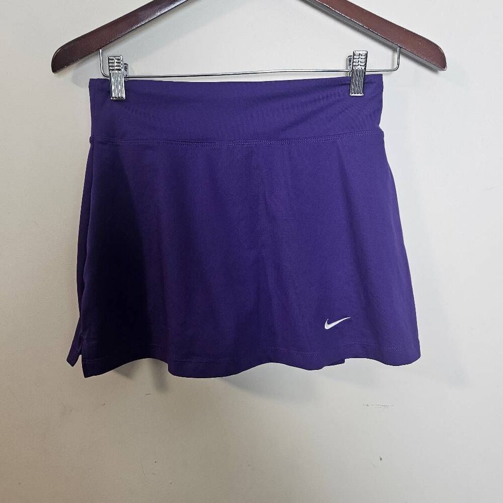NIKE Dri-Fit Team Core Tennis Skirt Skort Purple Small